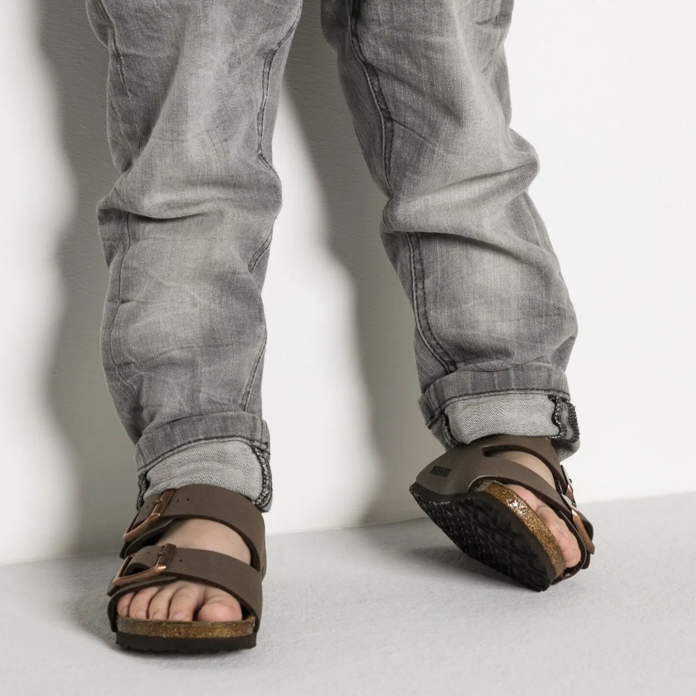 Birkenstock Strap Sandals<Arizona Kids Mocha