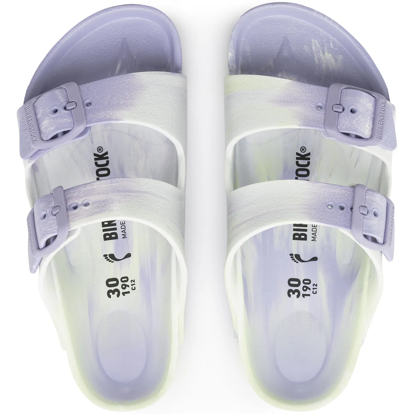 Birkenstock Strap Sandals<Arizona Kids Faded Lime Multi