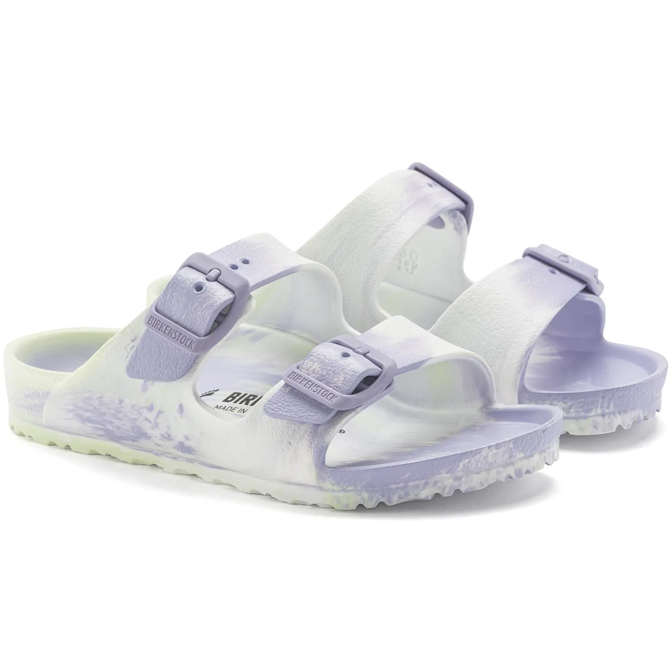 Birkenstock Strap Sandals<Arizona Kids Faded Lime Multi