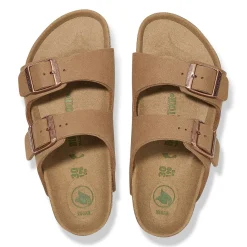 Birkenstock Strap Sandals<Arizona Kids Soft Birki Vegan Pecan