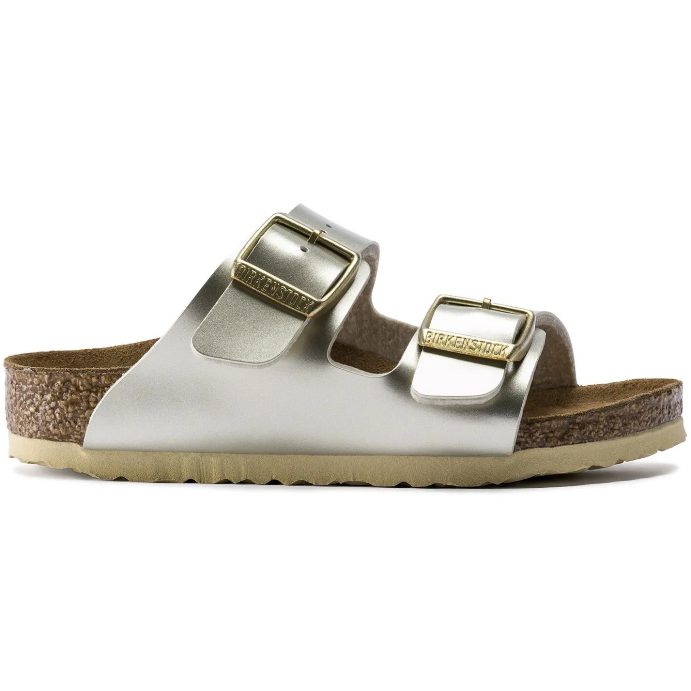 Birkenstock Strap Sandals<Arizona Kids Electric Metallic Gold