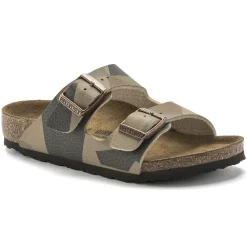 Birkenstock Strap Sandals<Arizona Kids Desert Soil Geo Camo Core