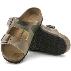 Birkenstock Strap Sandals<Arizona Kids Desert Soil Geo Camo Core