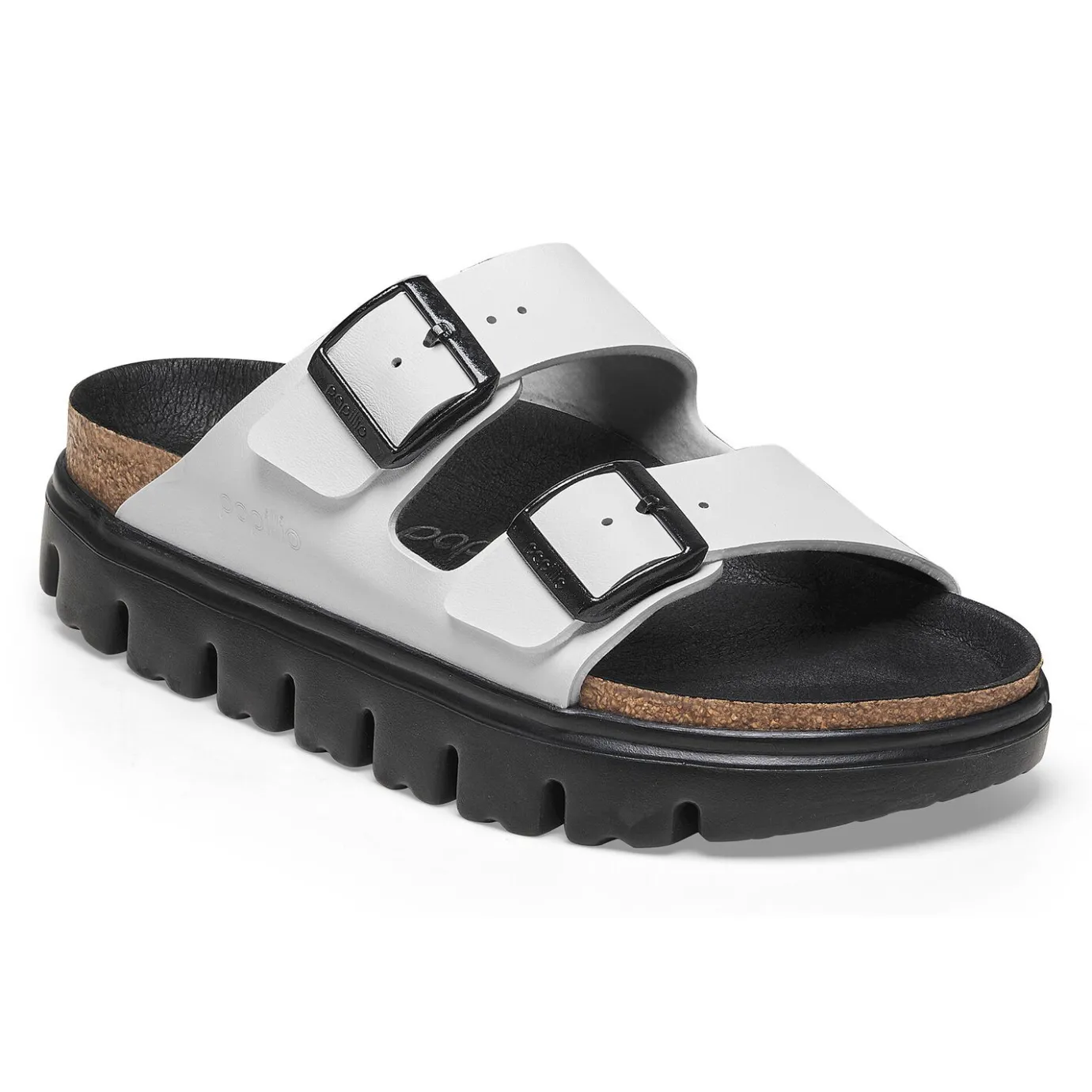 Birkenstock Two-Strap Sandals<Arizona Pap Chunky White