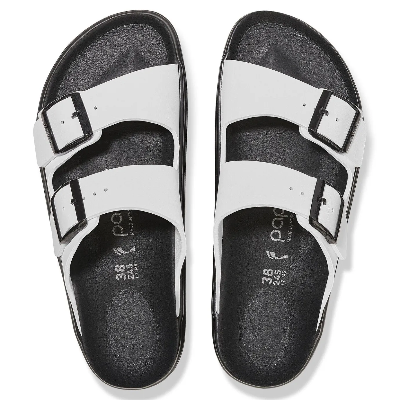 Birkenstock Two-Strap Sandals<Arizona Pap Chunky White