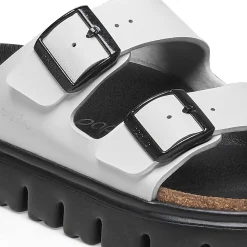 Birkenstock Two-Strap Sandals<Arizona Pap Chunky White
