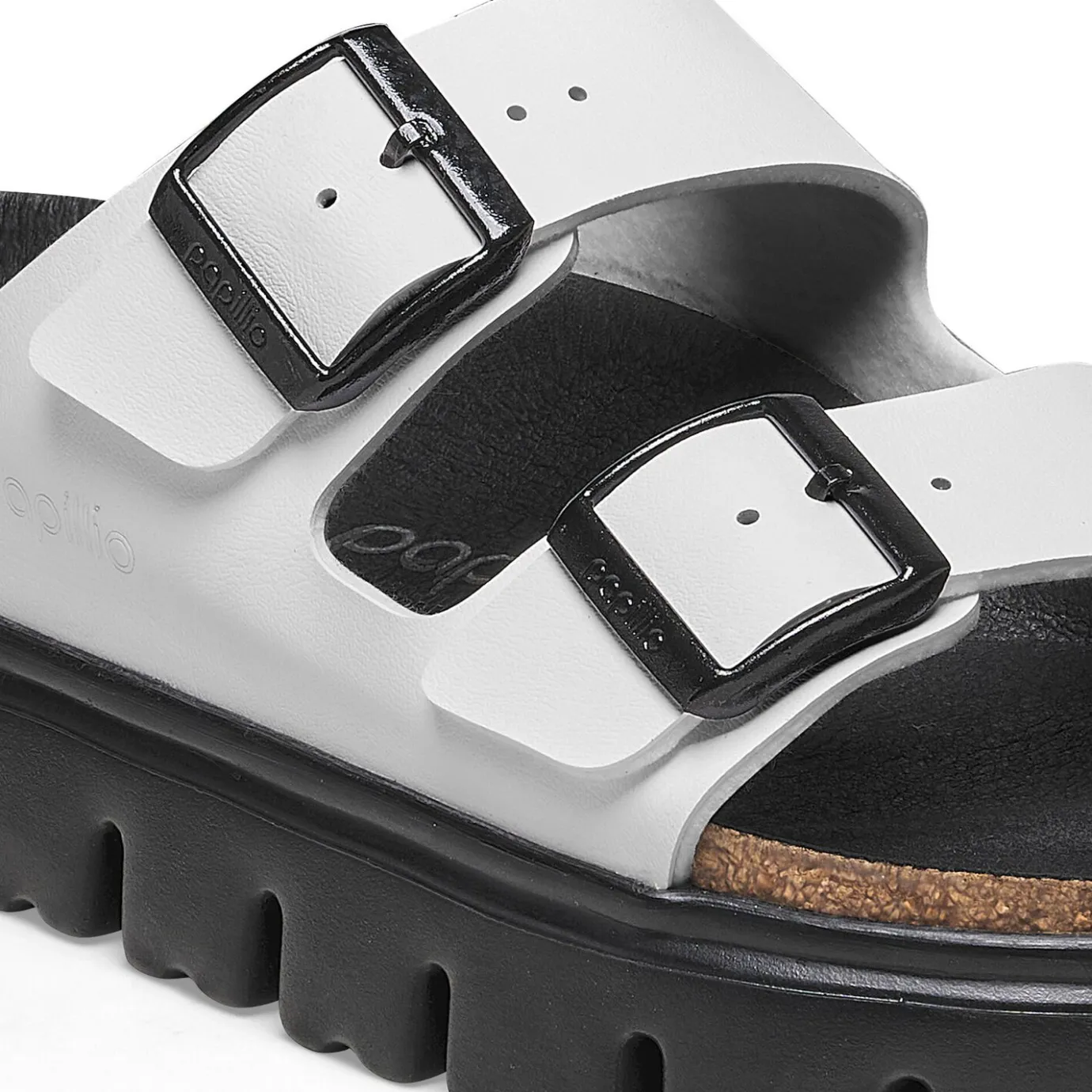 Birkenstock Two-Strap Sandals<Arizona Pap Chunky White