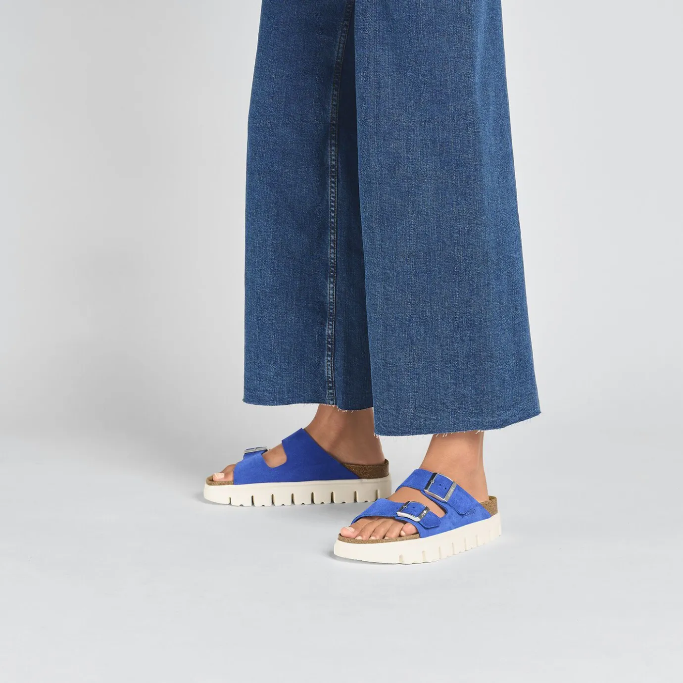 Birkenstock Two-Strap Sandals<Arizona Pap Chunky Ultra Blue