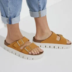 Birkenstock Two-Strap Sandals<Arizona Pap Chunky Apricot