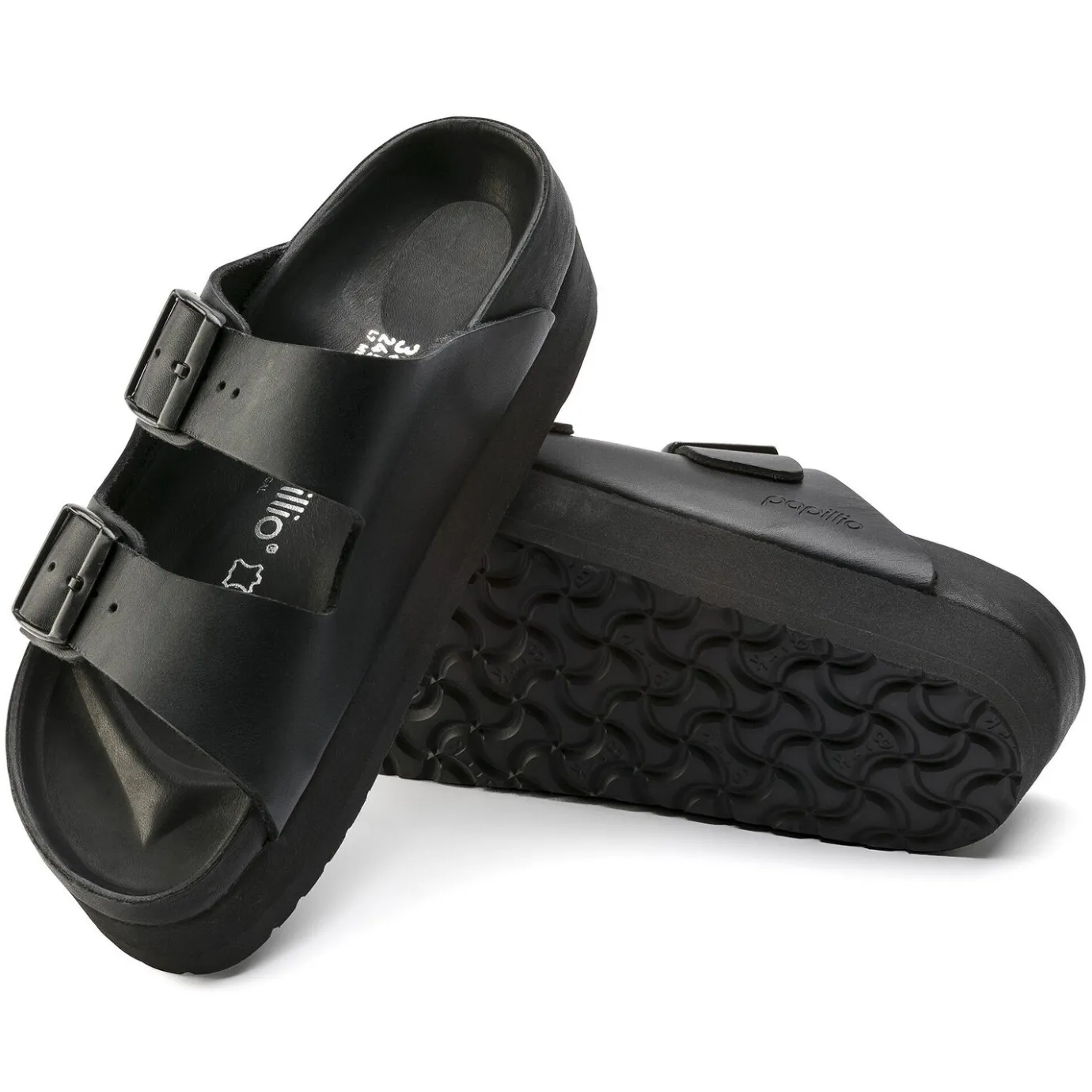 Birkenstock Two-Strap Sandals<Arizona Platform Black