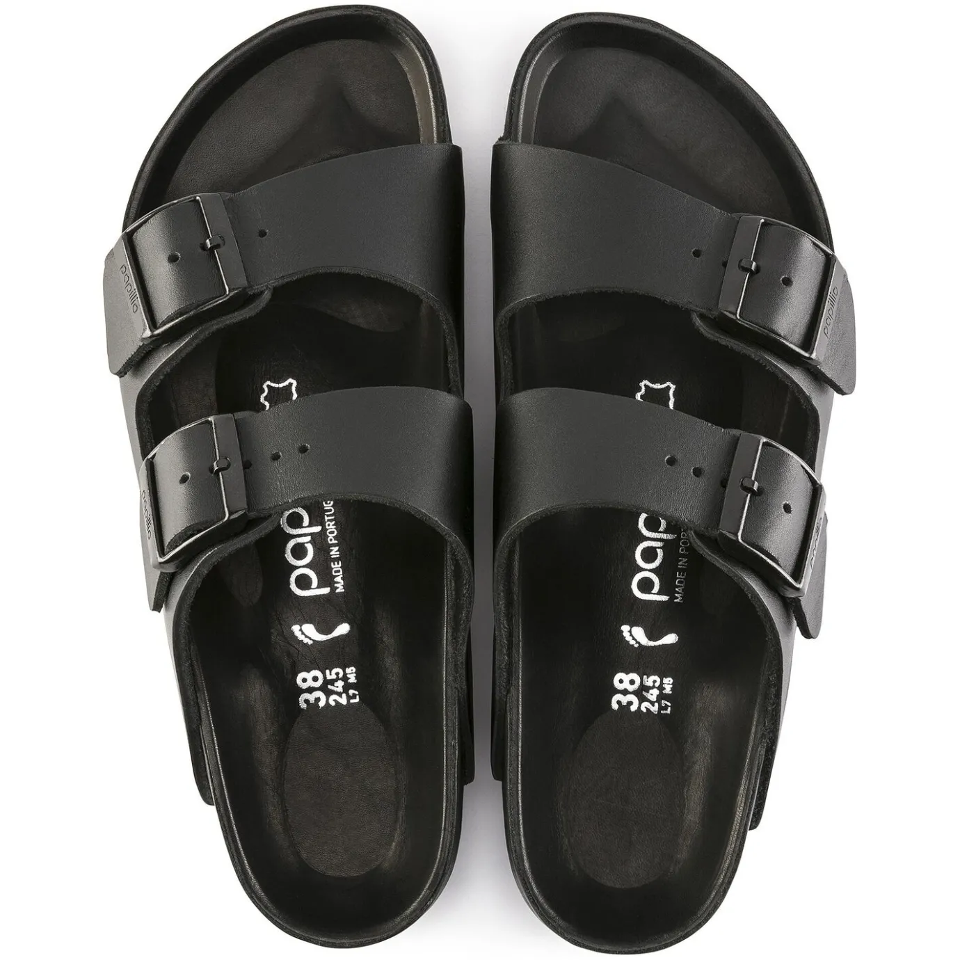 Birkenstock Two-Strap Sandals<Arizona Platform Black