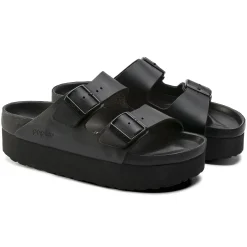 Birkenstock Two-Strap Sandals<Arizona Platform Black