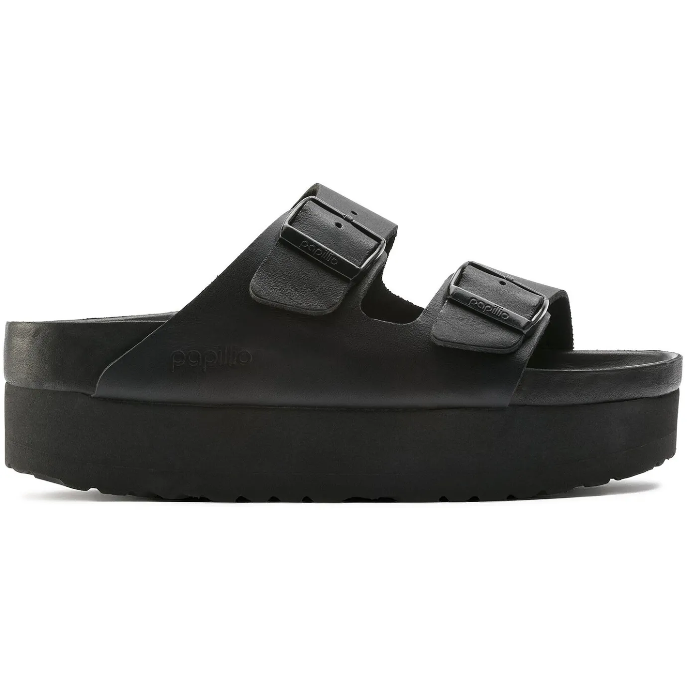 Birkenstock Two-Strap Sandals<Arizona Platform Black