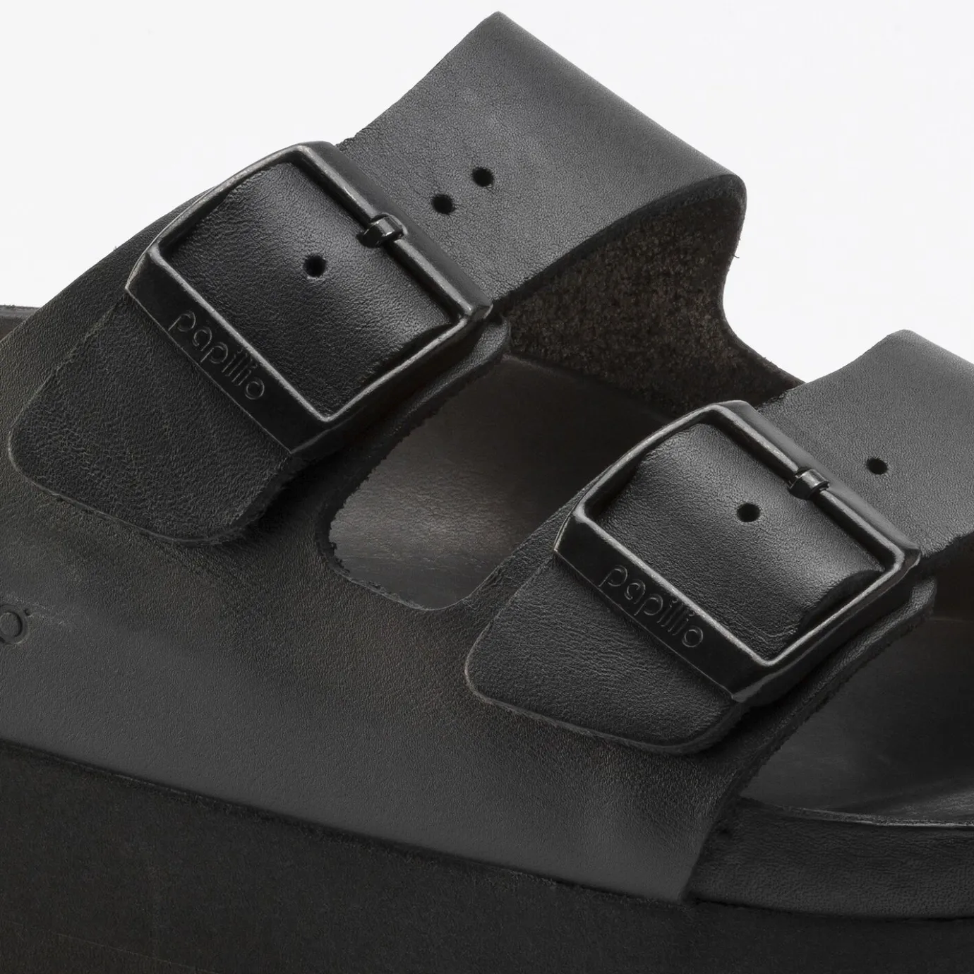 Birkenstock Two-Strap Sandals<Arizona Platform Black
