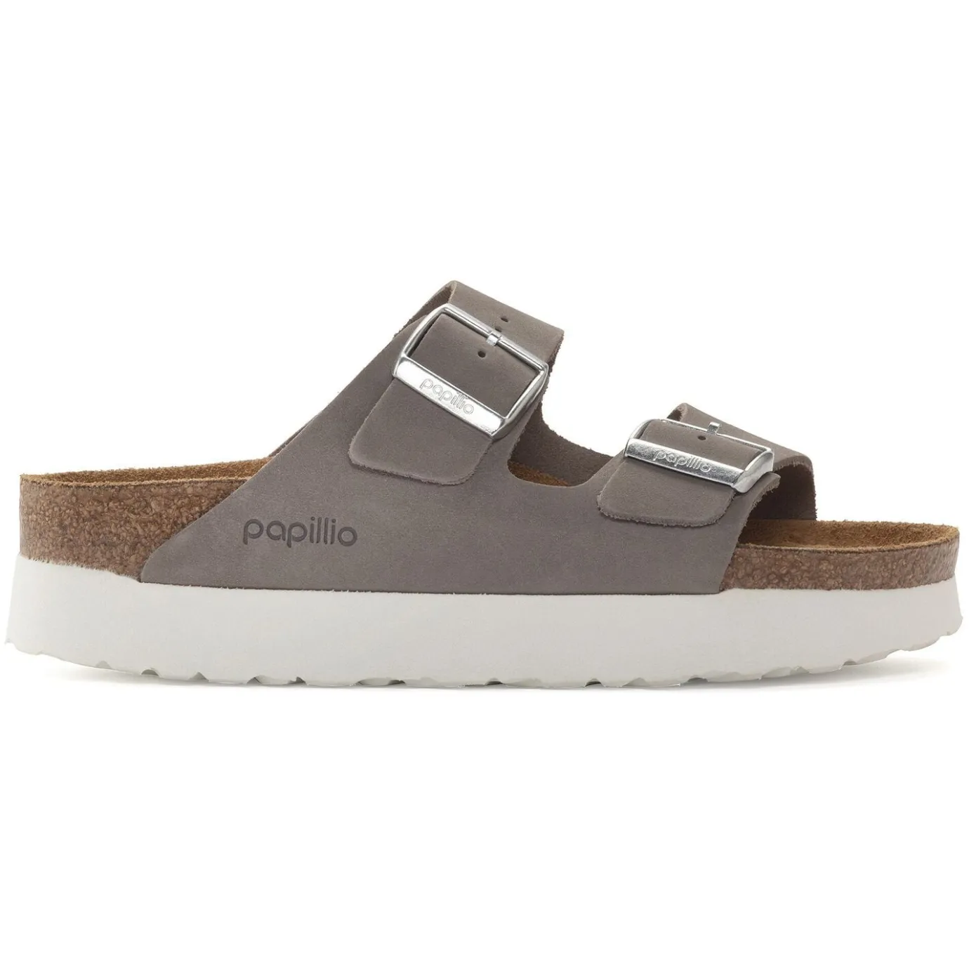 Birkenstock Two-Strap Sandals<Arizona Platform Dove Gray