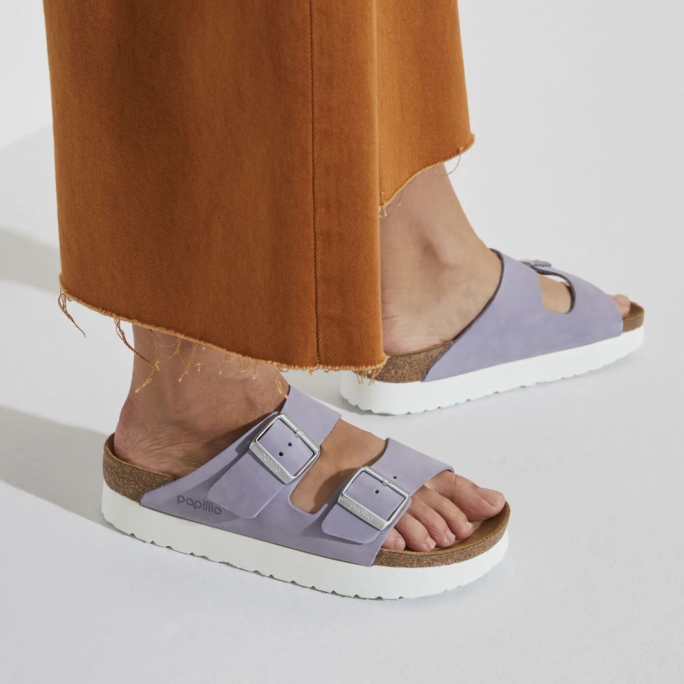 Birkenstock Two-Strap Sandals<Arizona Platform Purple Fog
