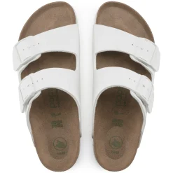 Birkenstock Two-Strap Sandals<Arizona Platform Vegan White