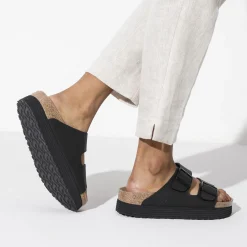 Birkenstock Two-Strap Sandals<Arizona Platform Vegan Black