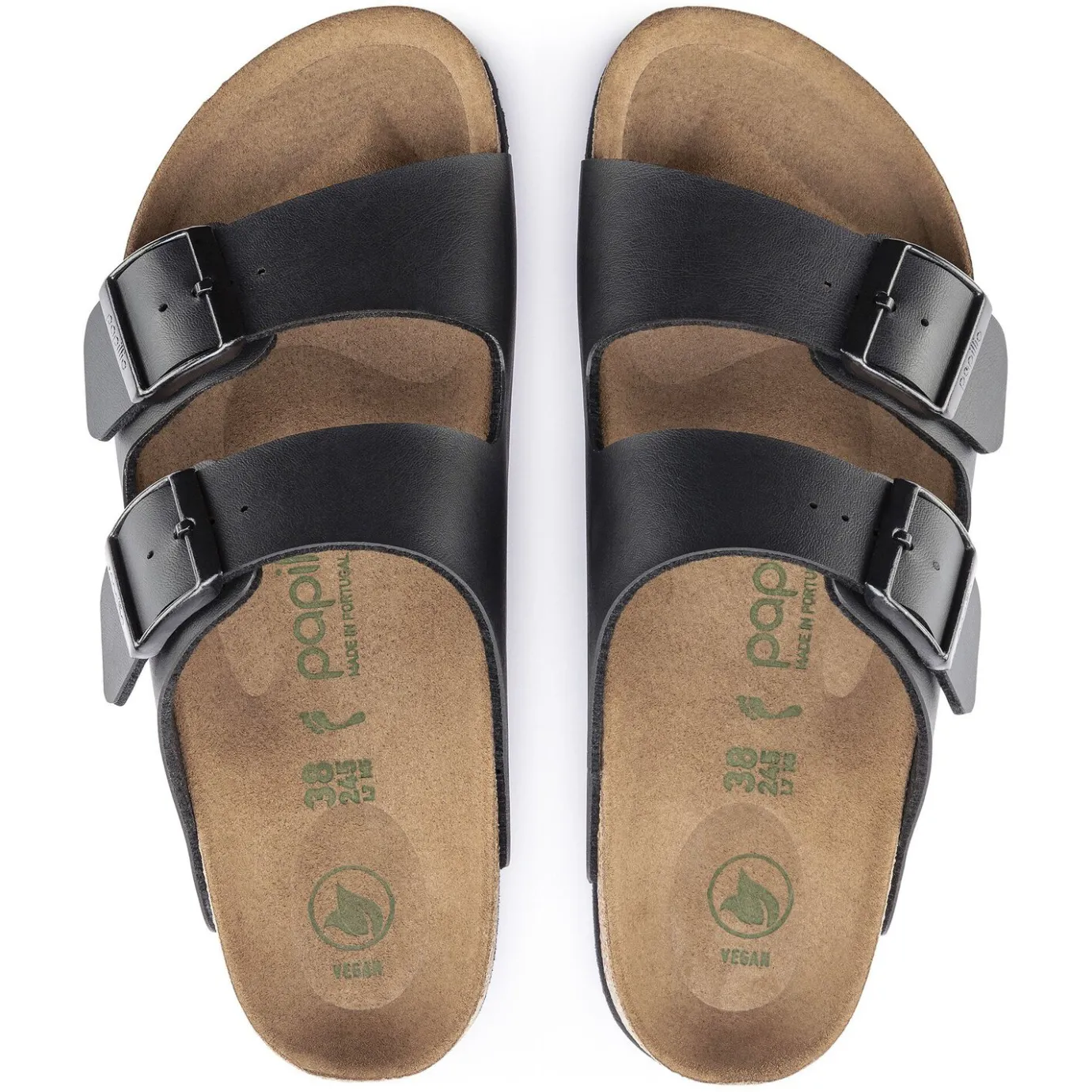 Birkenstock Two-Strap Sandals<Arizona Platform Vegan Black