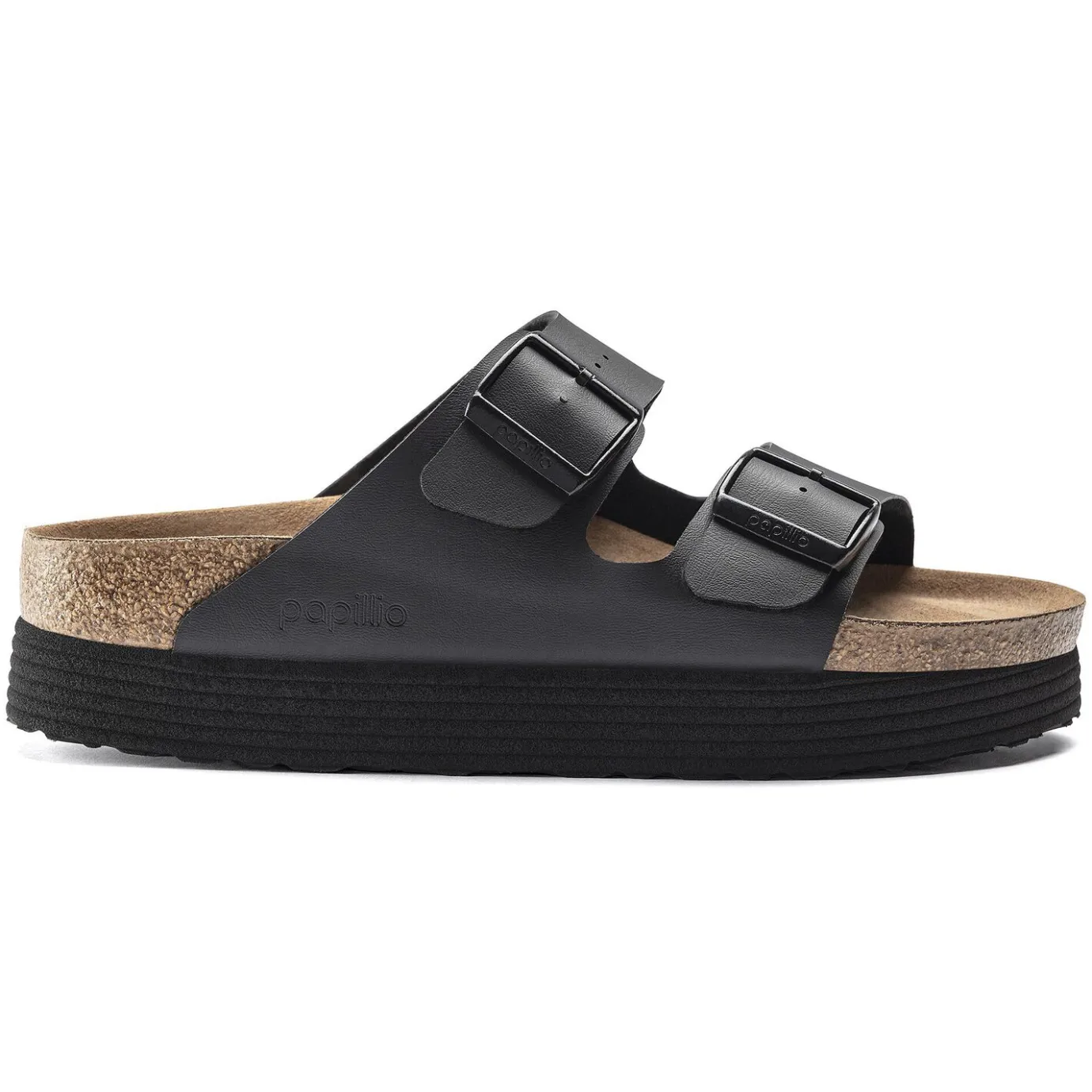 Birkenstock Two-Strap Sandals<Arizona Platform Vegan Black
