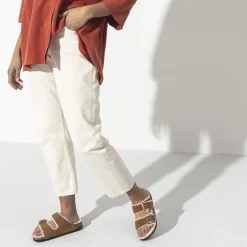 Birkenstock Two-Strap Sandals<Arizona Shearling Mink
