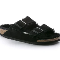 Birkenstock Two-Strap Sandals<Arizona Shearling Black