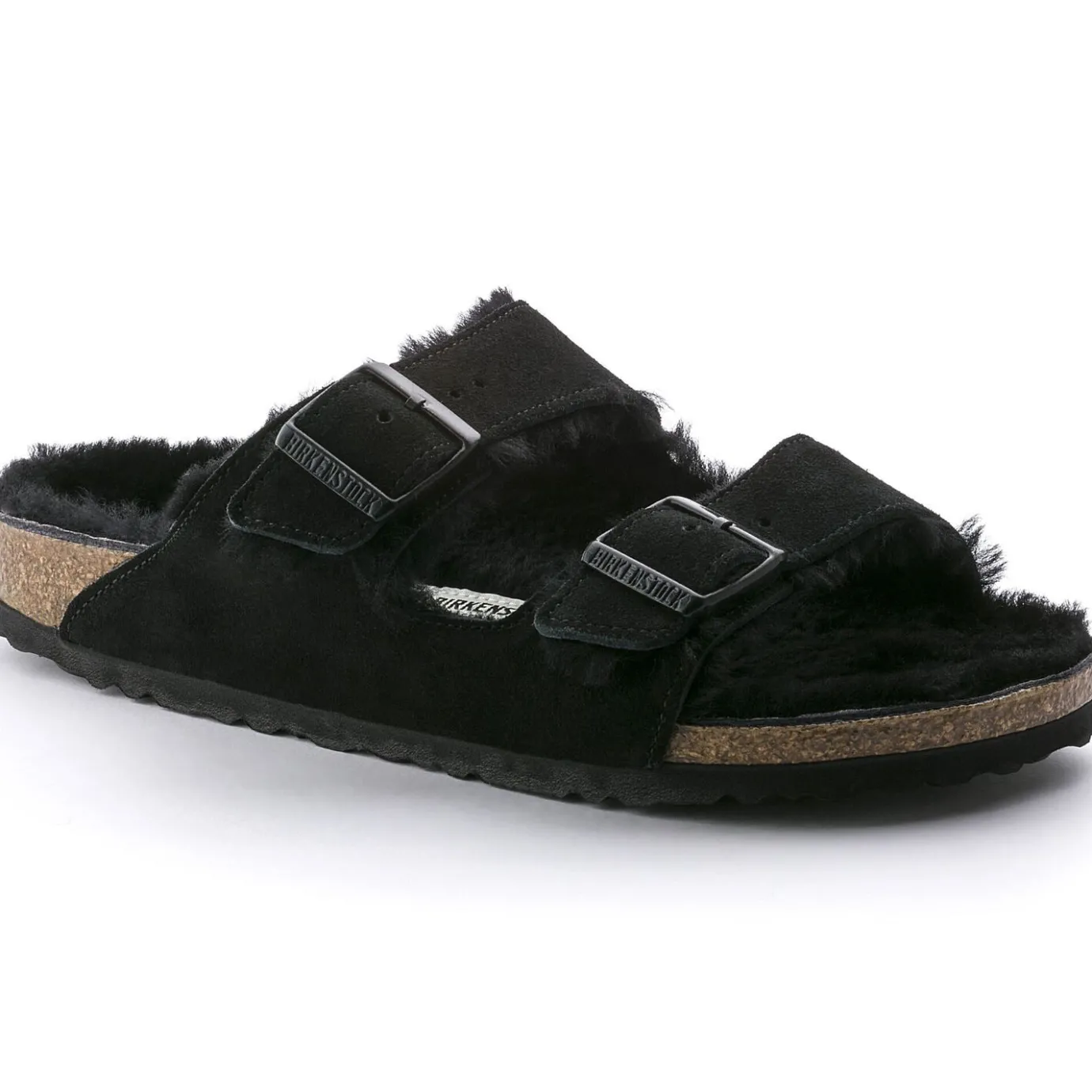 Birkenstock Two-Strap Sandals<Arizona Shearling Black