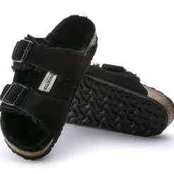 Birkenstock Two-Strap Sandals<Arizona Shearling Black