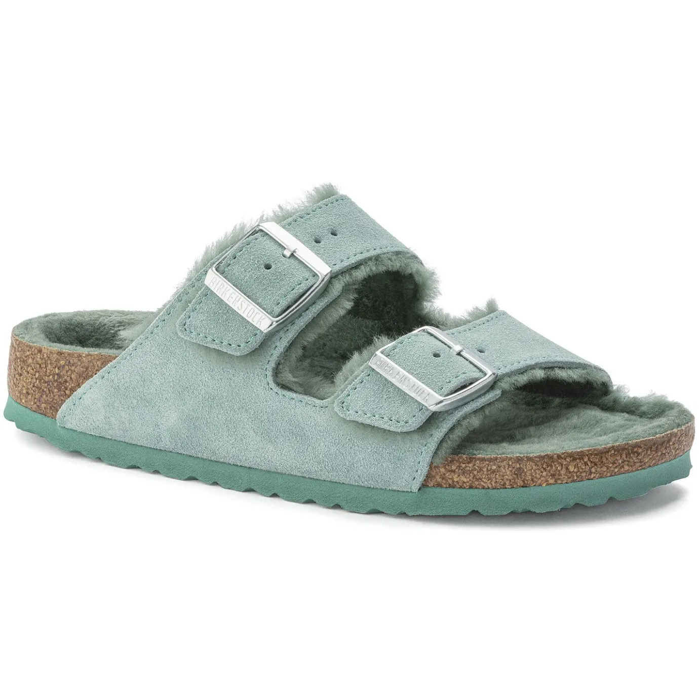 Birkenstock Two-Strap Sandals<Arizona Shearling Beryl
