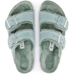 Birkenstock Two-Strap Sandals<Arizona Shearling Beryl
