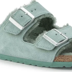 Birkenstock Two-Strap Sandals<Arizona Shearling Beryl