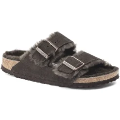 Birkenstock Two-Strap Sandals<Arizona Shearling Mocha