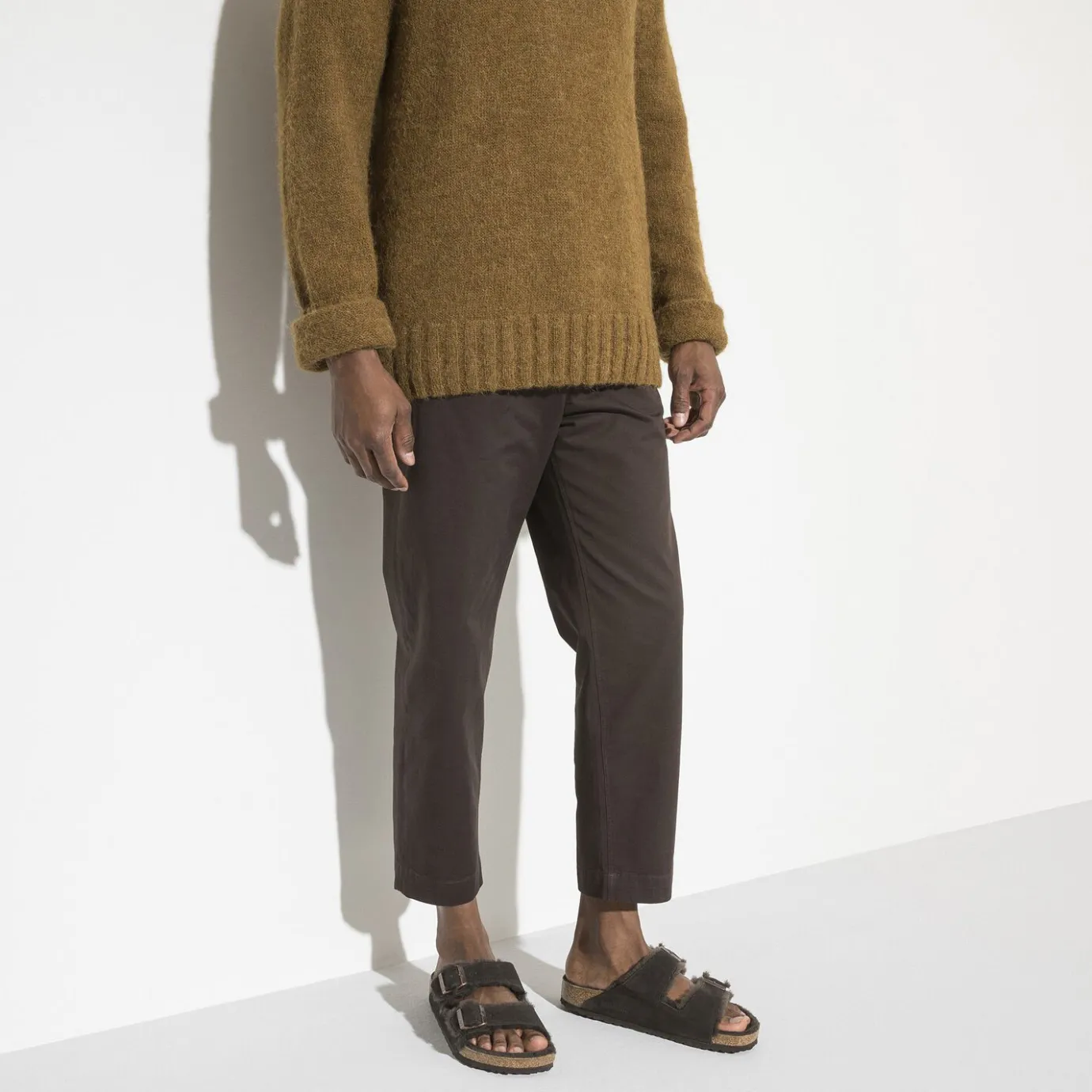 Birkenstock Two-Strap Sandals<Arizona Shearling Mocha
