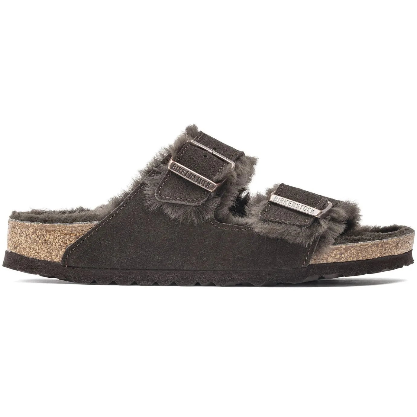 Birkenstock Two-Strap Sandals<Arizona Shearling Mocha