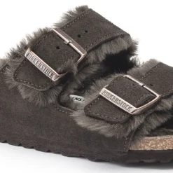 Birkenstock Two-Strap Sandals<Arizona Shearling Mocha