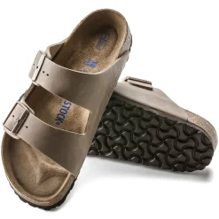 Birkenstock Two-Strap Sandals<Arizona Soft Footbed Tobacco Brown