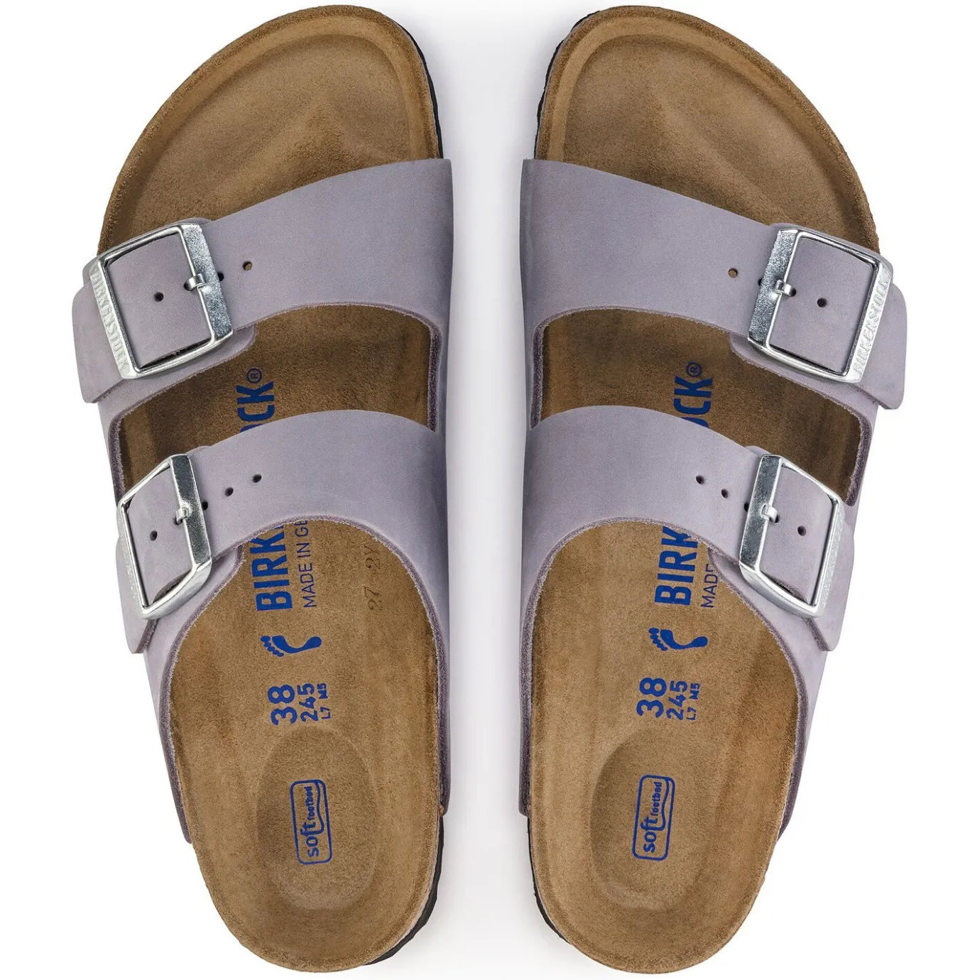 Birkenstock Two-Strap Sandals<Arizona Soft Footbed Purple Fog