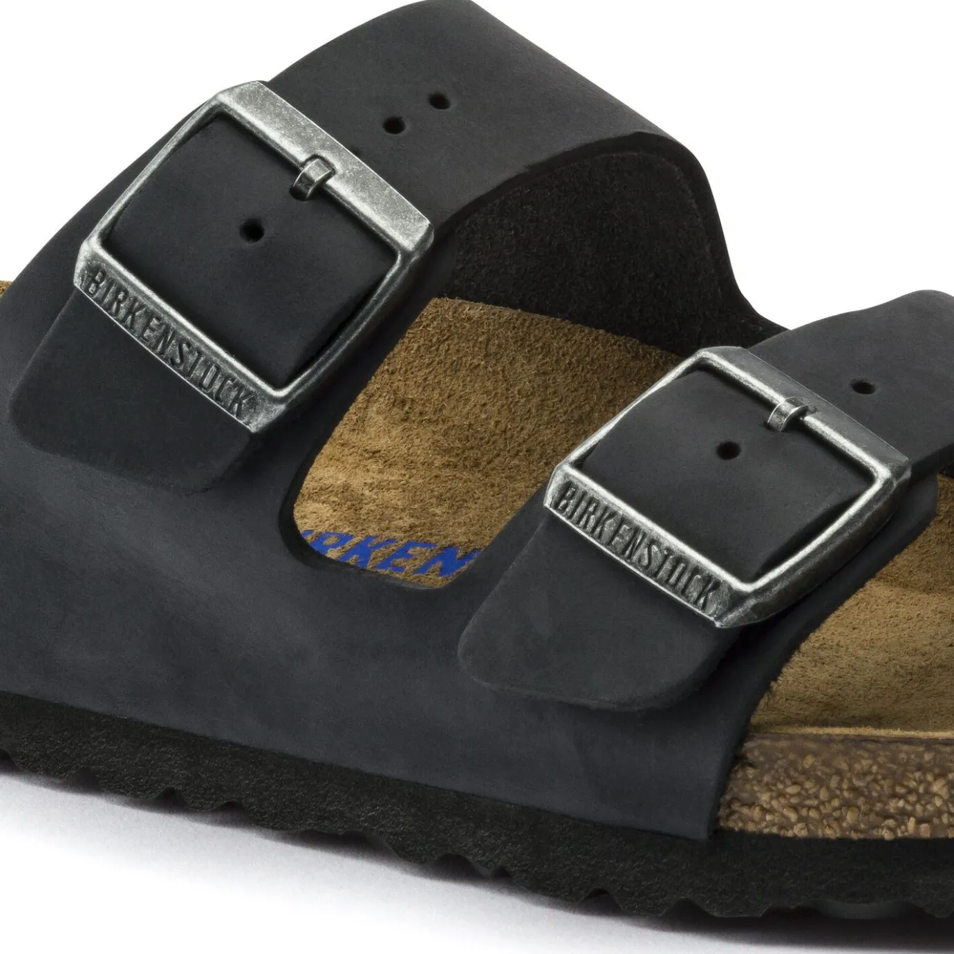 Birkenstock Two-Strap Sandals<Arizona Soft Footbed Black