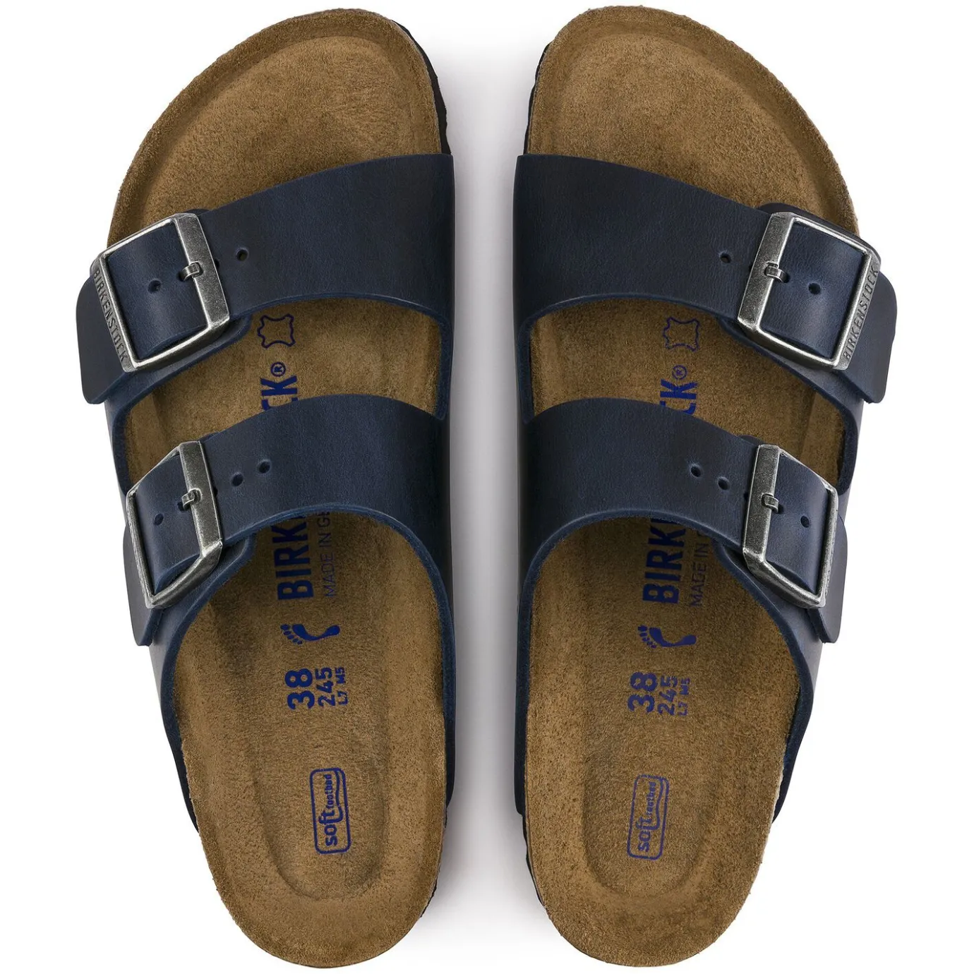 Birkenstock Two-Strap Sandals<Arizona Soft Footbed Blue
