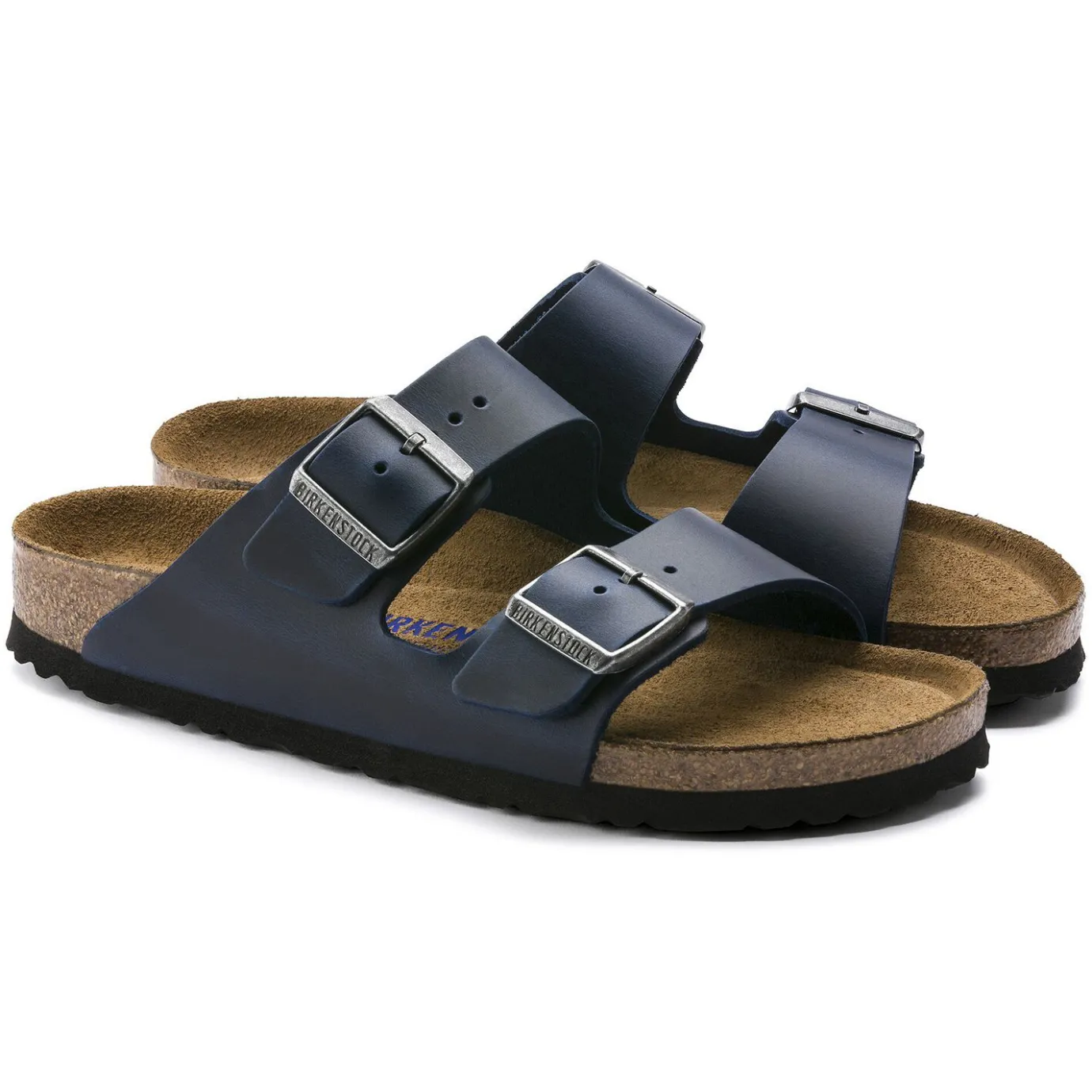 Birkenstock Two-Strap Sandals<Arizona Soft Footbed Blue