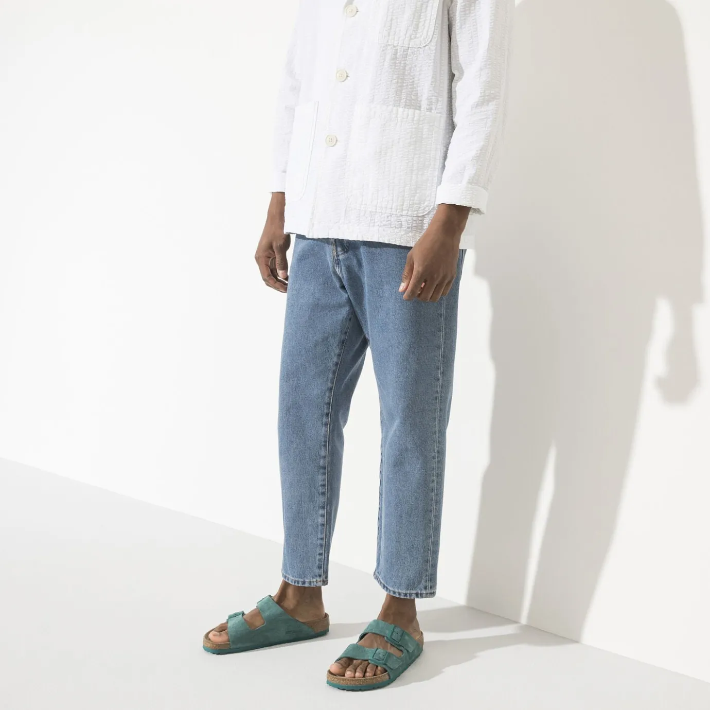 Birkenstock Two-Strap Sandals<Arizona Soft Footbed Dark Teal
