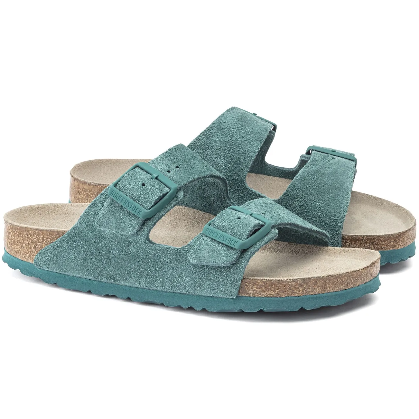 Birkenstock Two-Strap Sandals<Arizona Soft Footbed Dark Teal