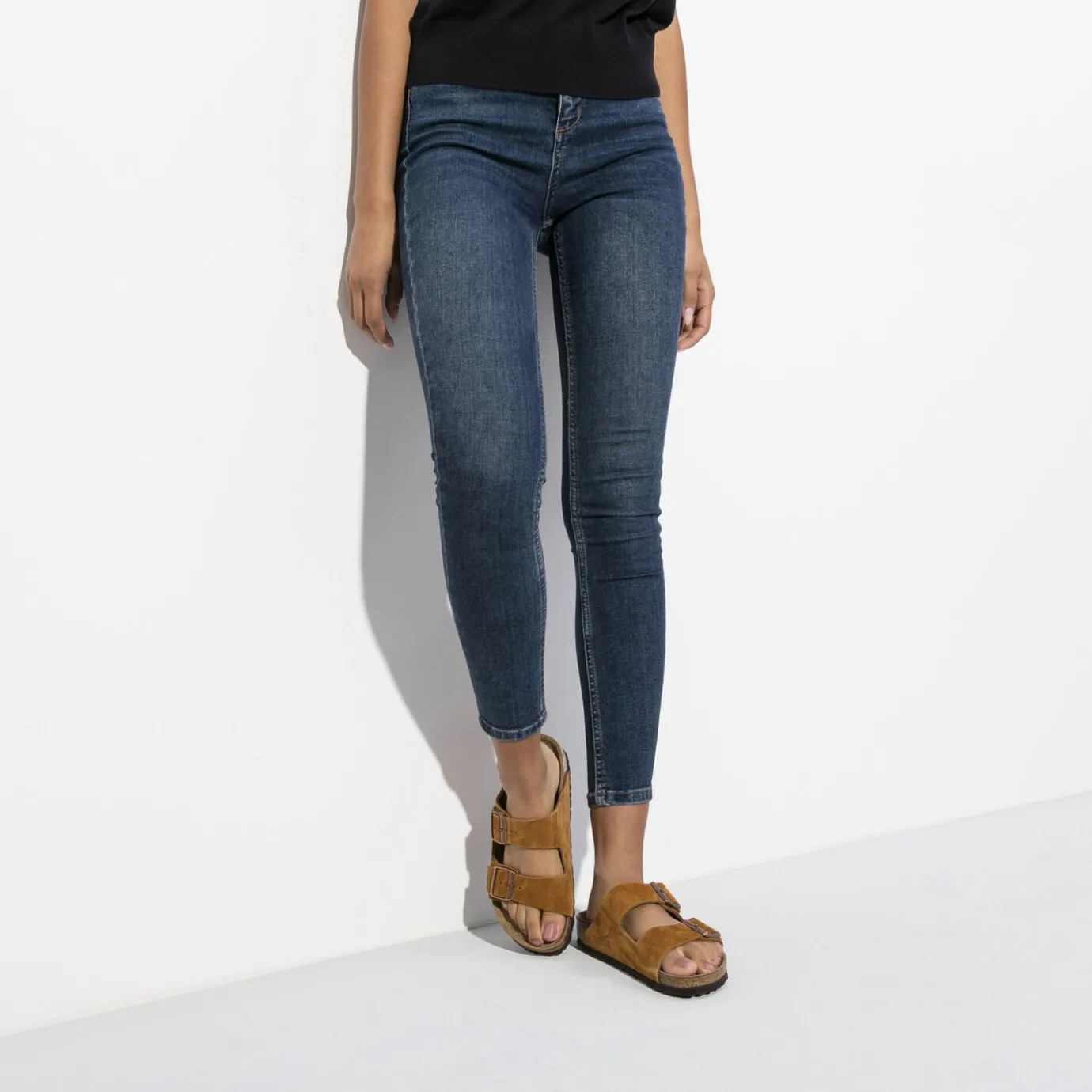 Birkenstock Two-Strap Sandals<Arizona Soft Footbed Mink