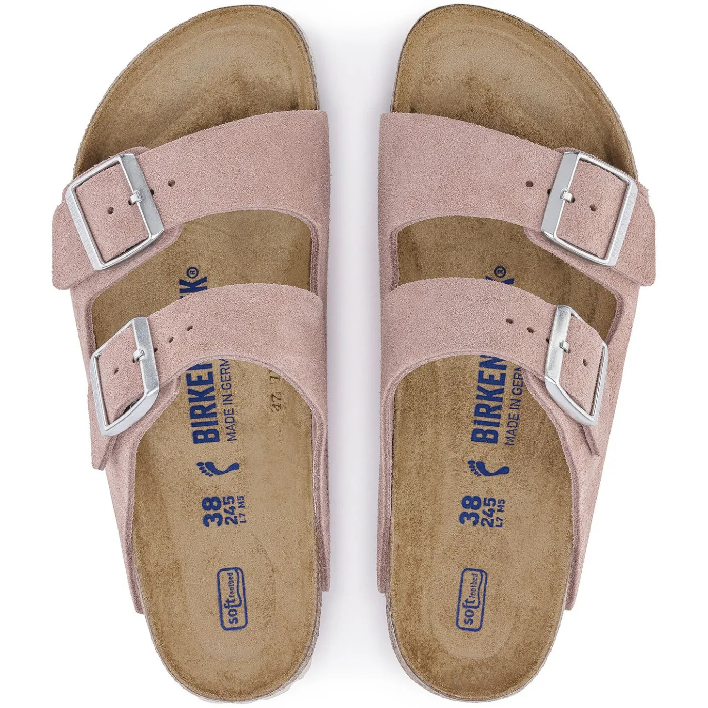 Birkenstock Two-Strap Sandals<Arizona Soft Footbed Pink Clay