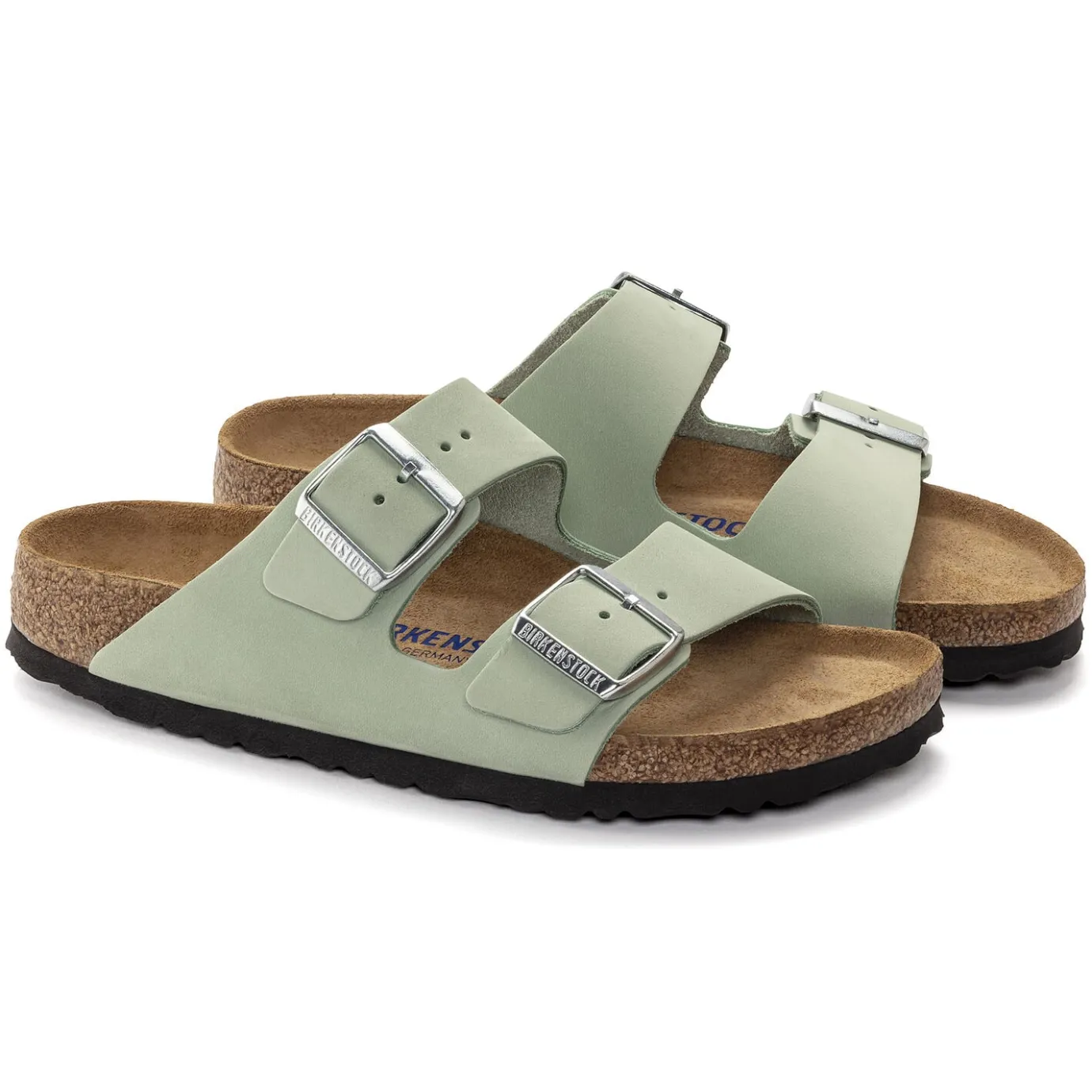 Birkenstock Two-Strap Sandals<Arizona Soft Footbed Matcha
