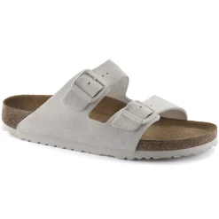 Birkenstock Two-Strap Sandals<Arizona Soft Footbed Antique White