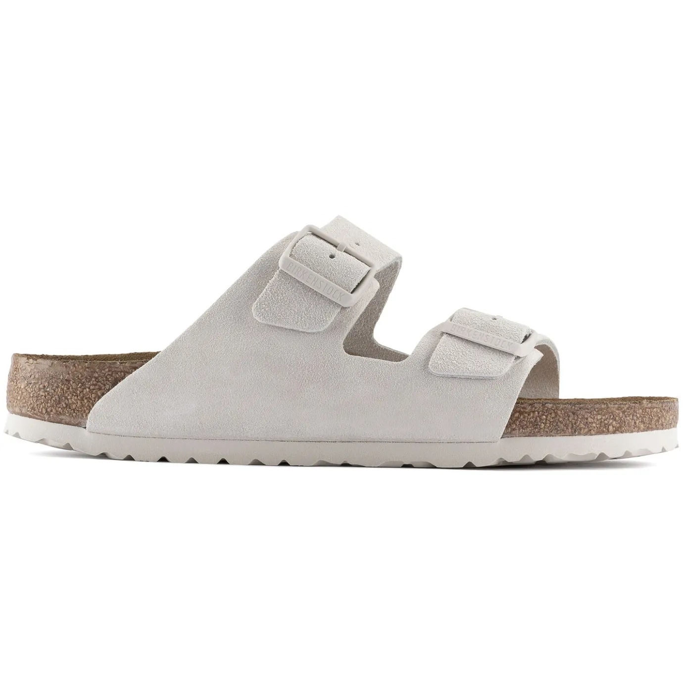 Birkenstock Two-Strap Sandals<Arizona Soft Footbed Antique White