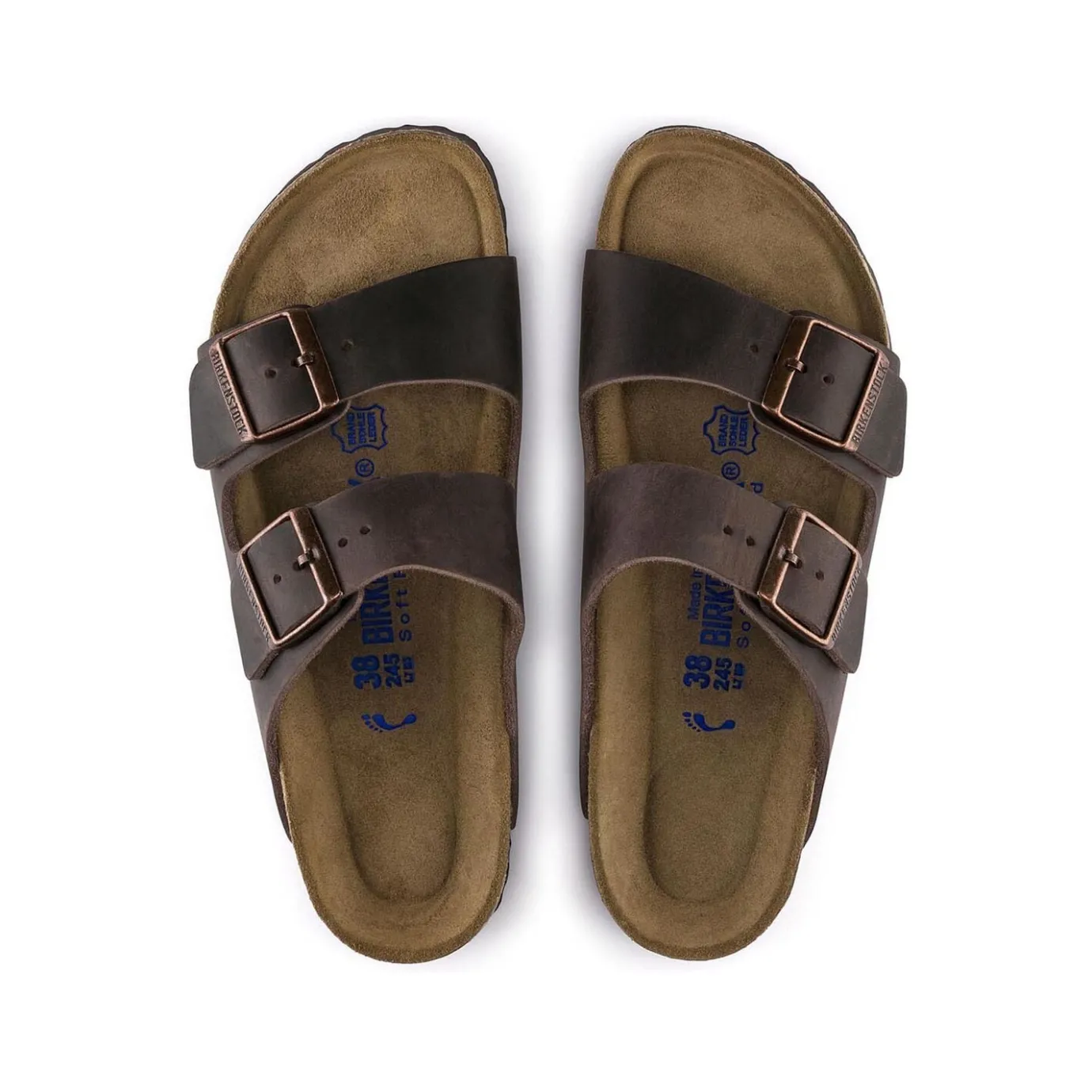 Birkenstock Two-Strap Sandals<Arizona Soft Footbed Habana