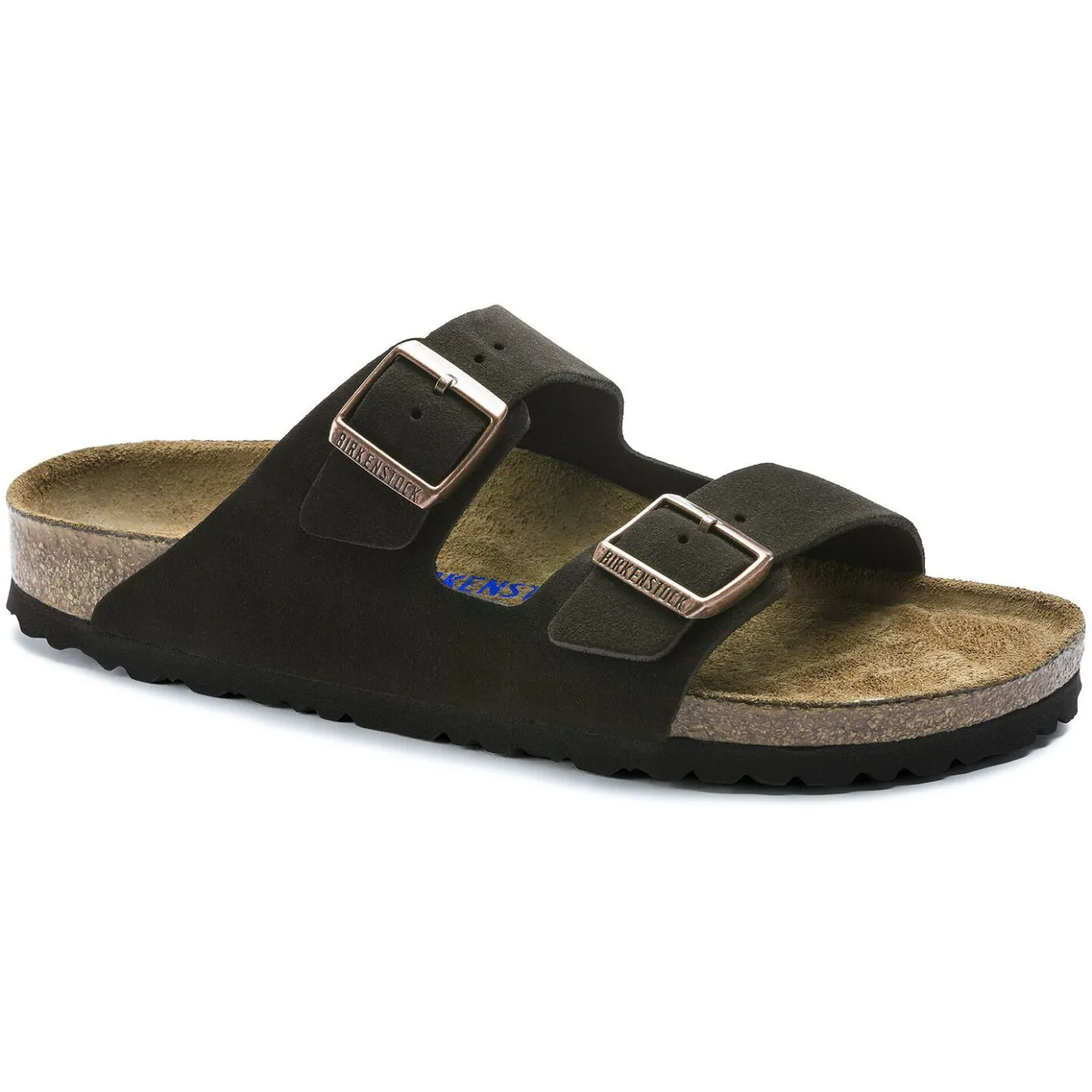 Birkenstock Two-Strap Sandals<Arizona Soft Footbed Mocha