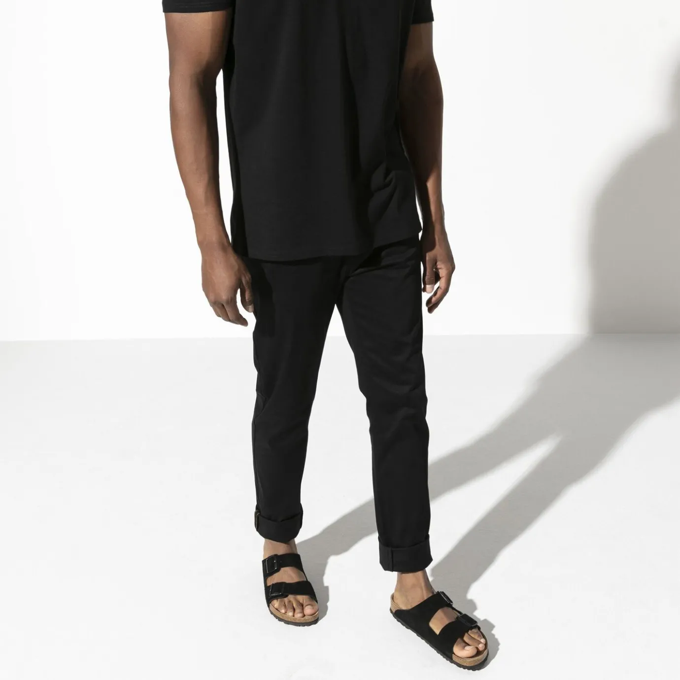 Birkenstock Two-Strap Sandals<Arizona Soft Footbed Black